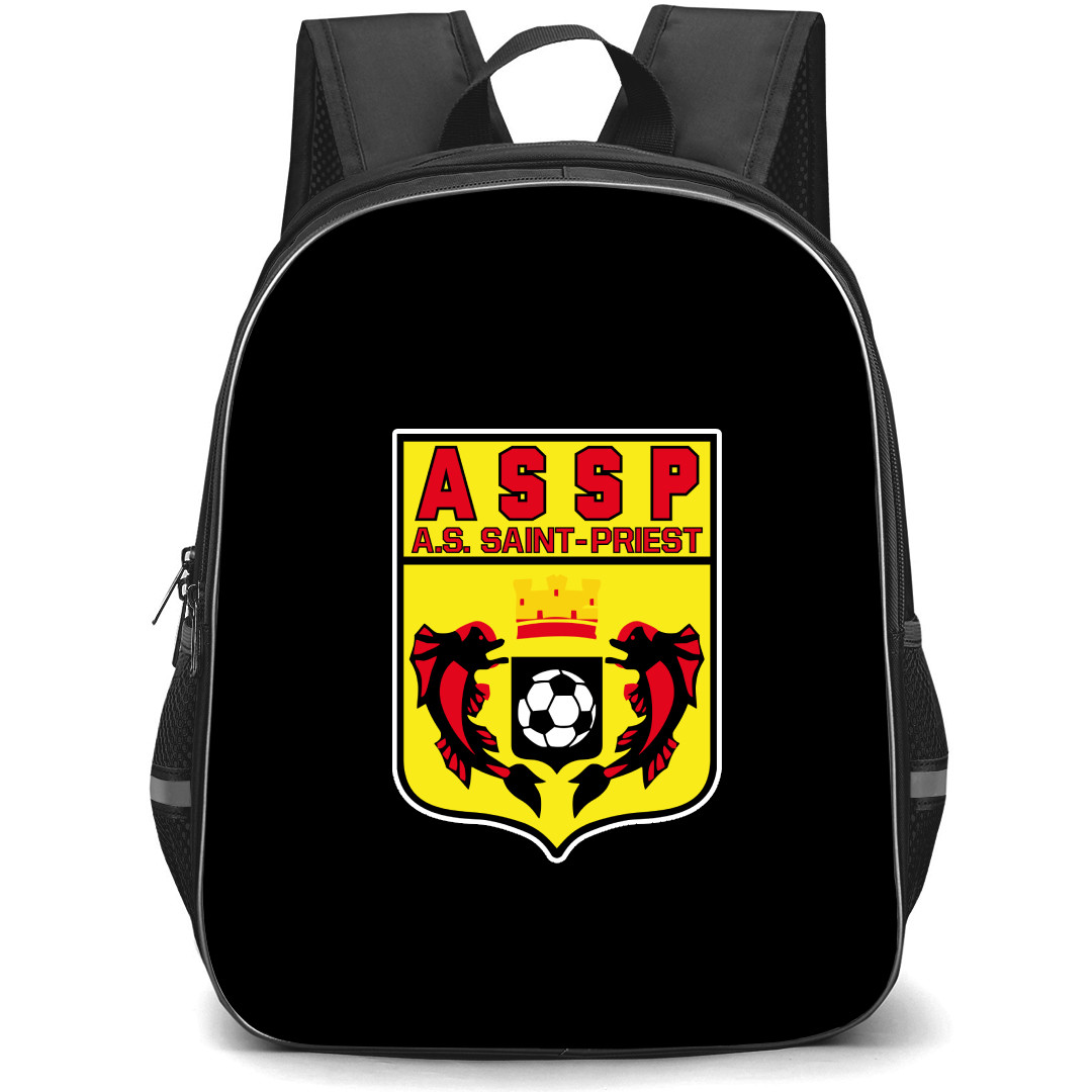 AS Saint Priest Backpack School Bag StudentPack - Large Logo Football Club