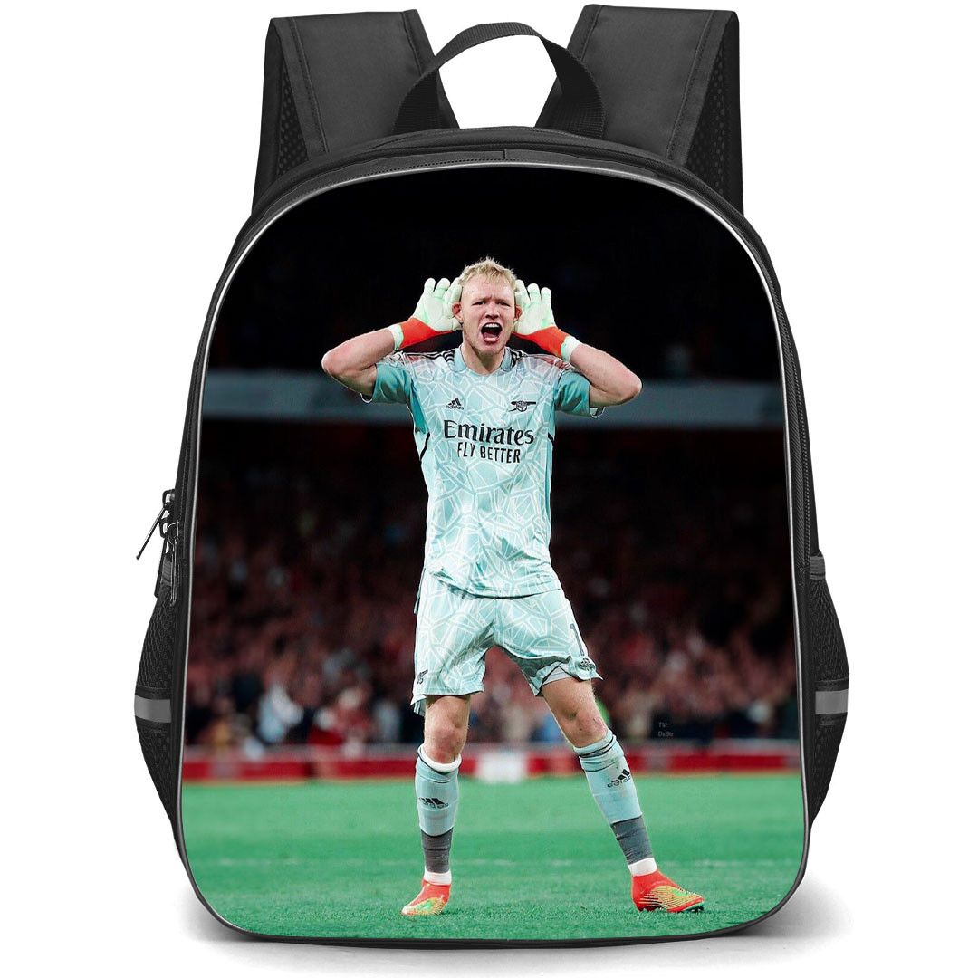 Aaron Ramsdale Backpack StudentPack - Aaron Ramsdale Arsenal F.C. Signature Celebration Poster