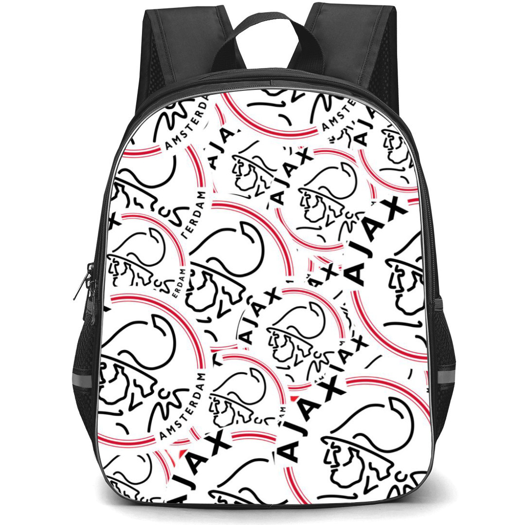 AFC Ajax Backpack StudentPack - Ajax Logo Collage