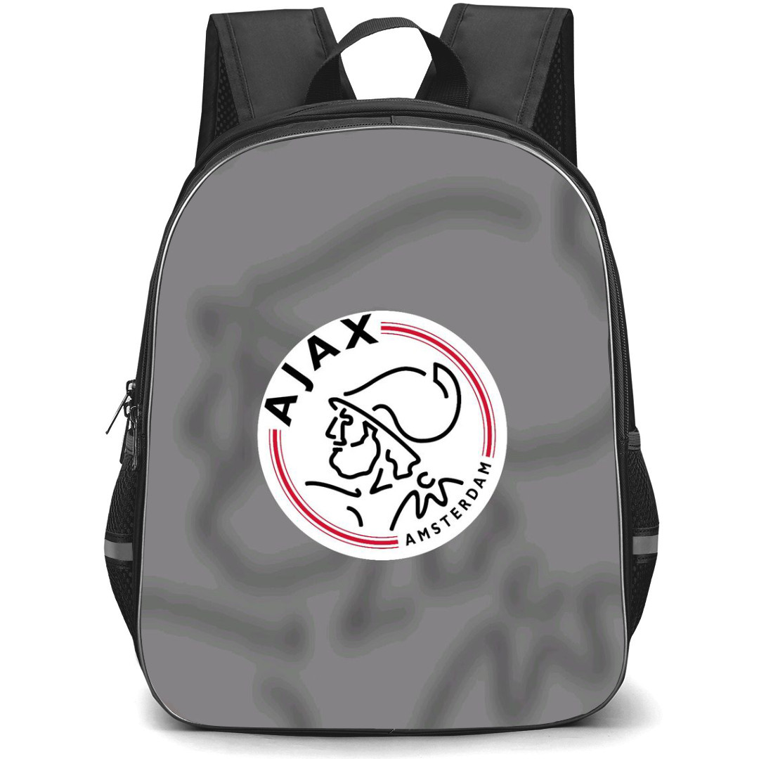 AFC Ajax Backpack StudentPack - Ajax Logo Zoomed Background