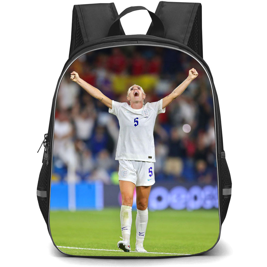 Alex Greenwood Backpack StudentPack - Alex Greenwood England Women's National Football Signature Celebration Poster