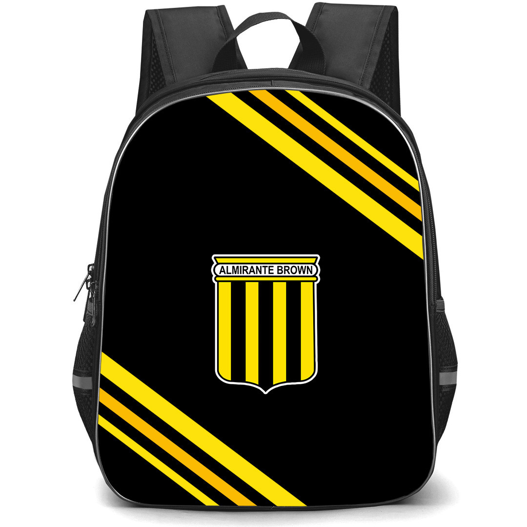 Club Almirante Brown Backpack School Bag StudentPack - Club Almirante Brown Large Logo With Stripe
