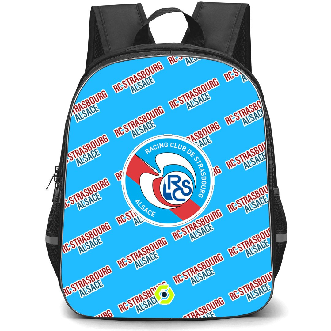 RC Strasbourg Alsace Football Club Backpack StudentPack - Alsace Football Club Medley Monogram Wordmark