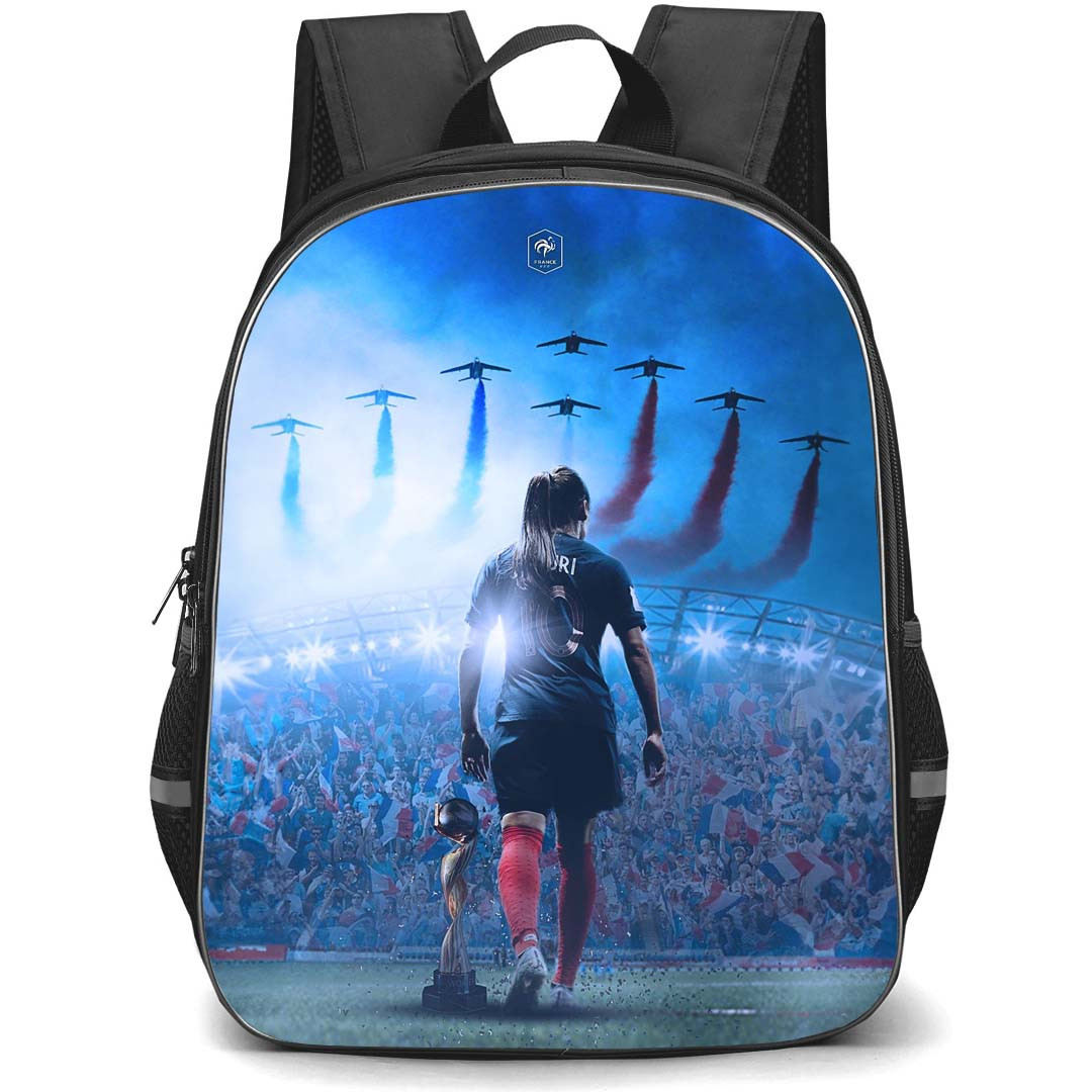 Amel Majri Backpack StudentPack - Amel Majri 10 France Women's National Football Walking Back