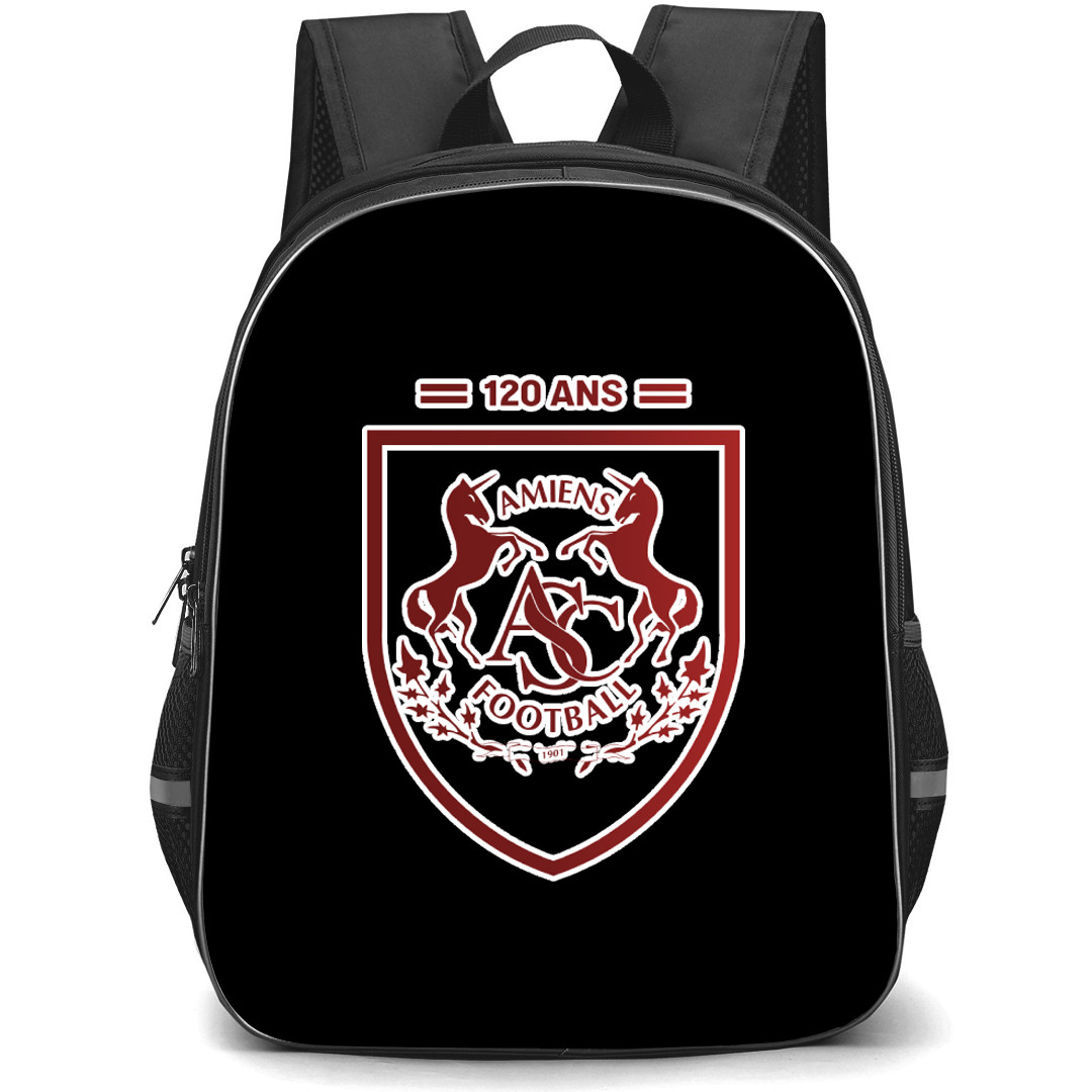 Amiens SC Backpack School Bag StudentPack - Large Logo Football Club