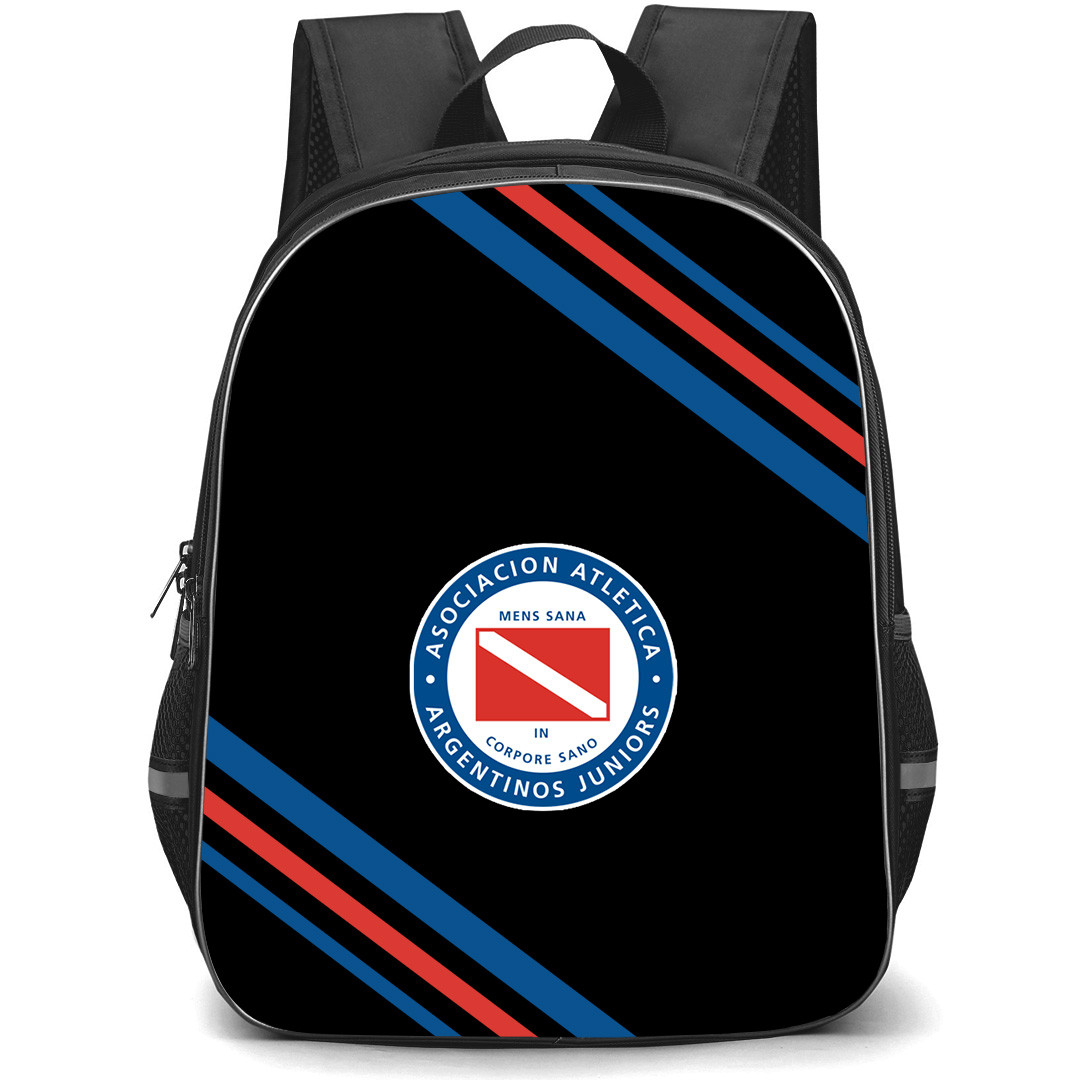 Asociacion Atletica Argentinos Juniors Backpack School Bag StudentPack - Asociacion Atletica Argentinos Juniors Large Logo With Stripe