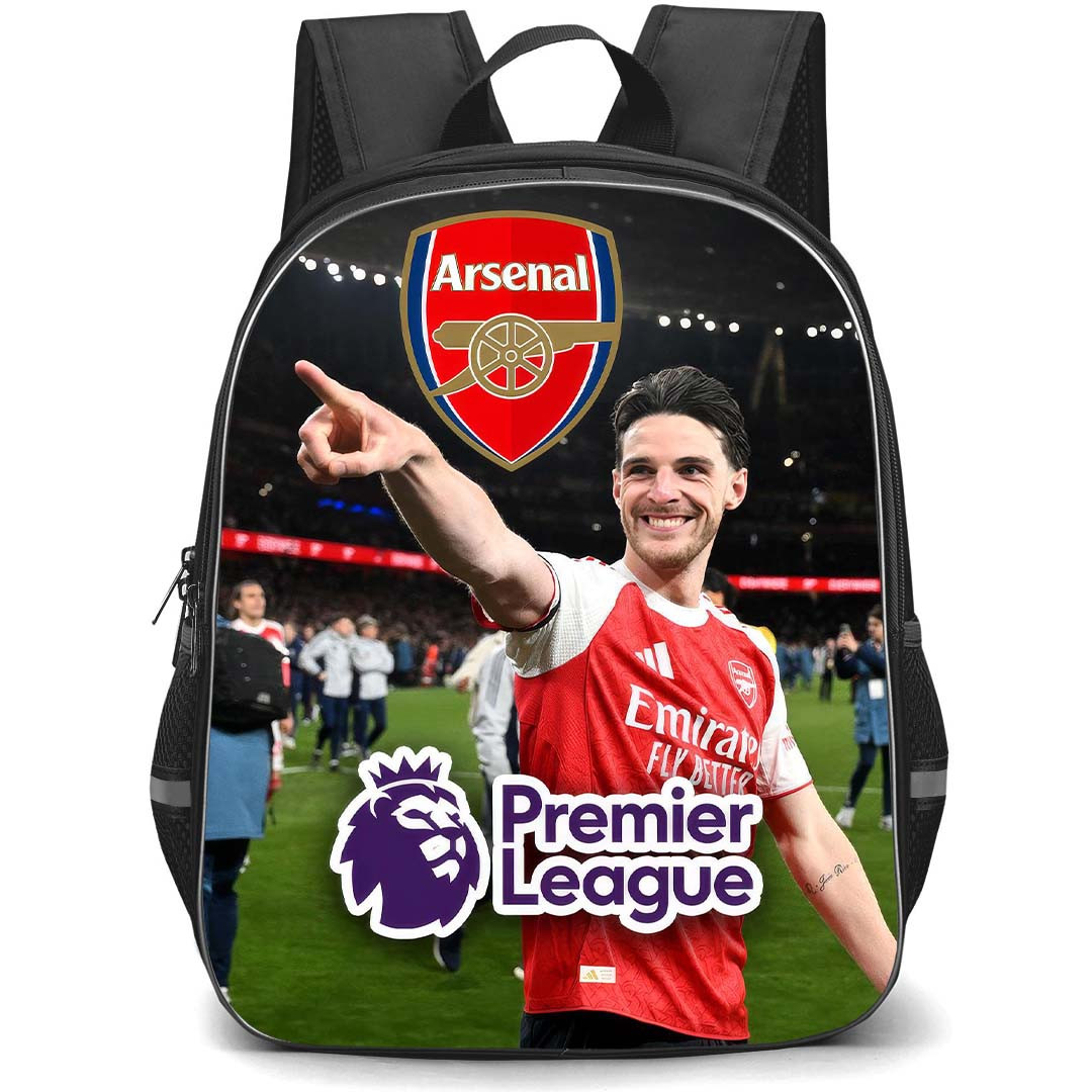 Arsenal F.C. Declan Rice Backpack School Bag StudentPack - Declan Rice Happy Winning English Premium League 2026