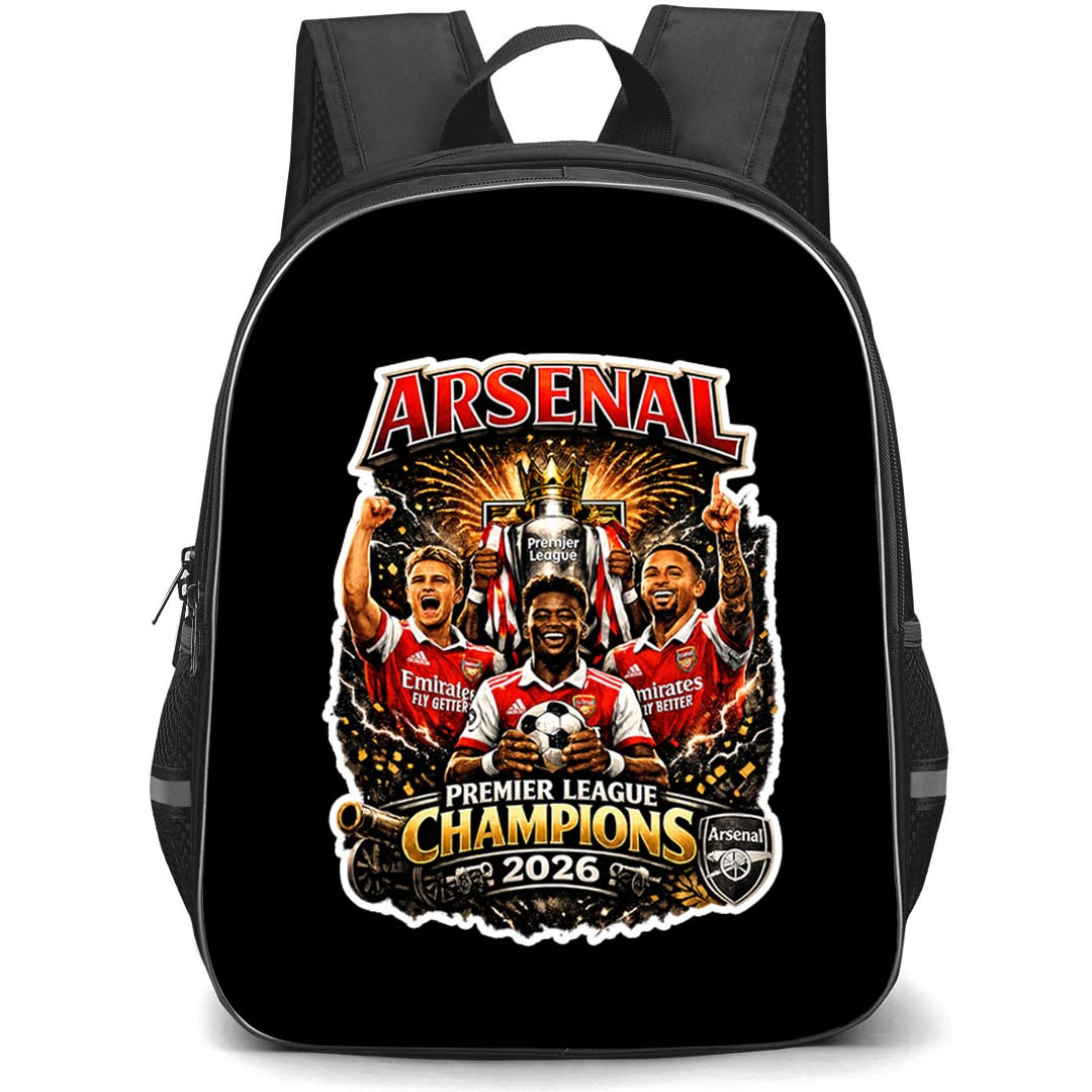 Arsenal Premier League Champion Backpack School Bag StudentPack - Arsenal Premier League Champion 2026 Squad Epic Celebration Poster