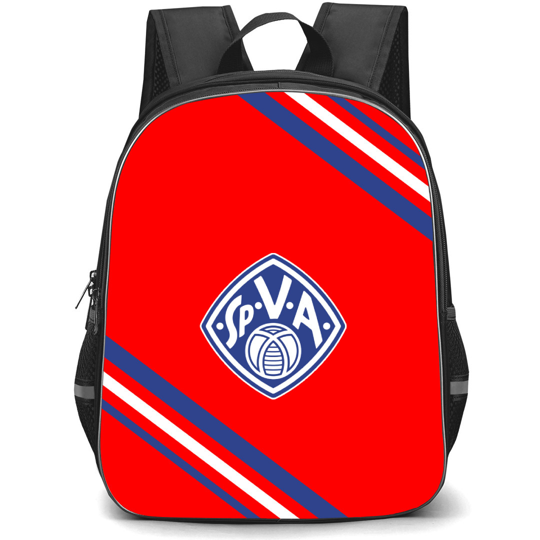 Aschaffenburg Football Club Backpack School Bag StudentPack - Large Logo With Stripe