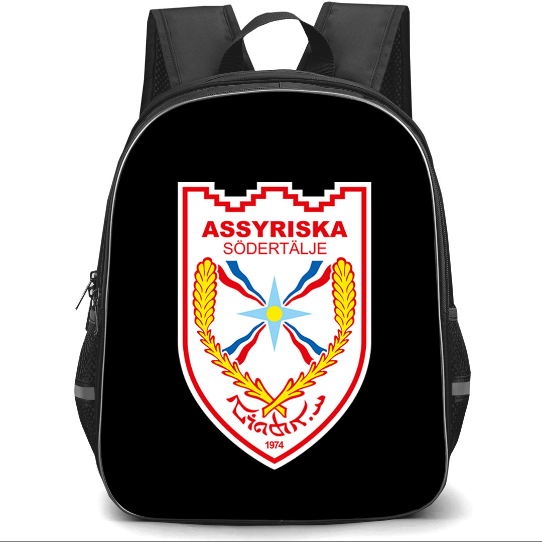 Assyriska FF Backpack School Bag StudentPack - Assyriska FF Large Logo Football Club