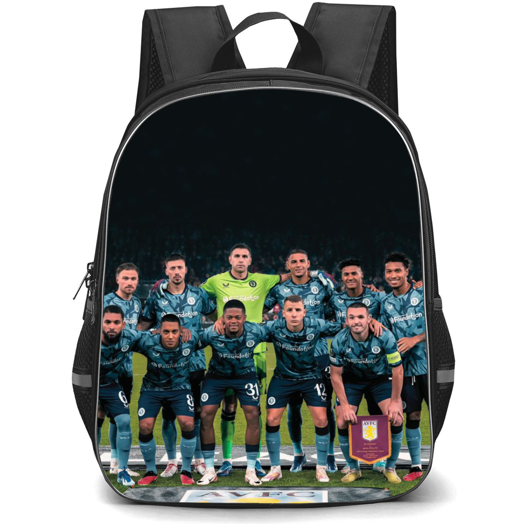 Aston Villa FC School Backpack StudentPack - Aston Villa FC Team Offical Portrait