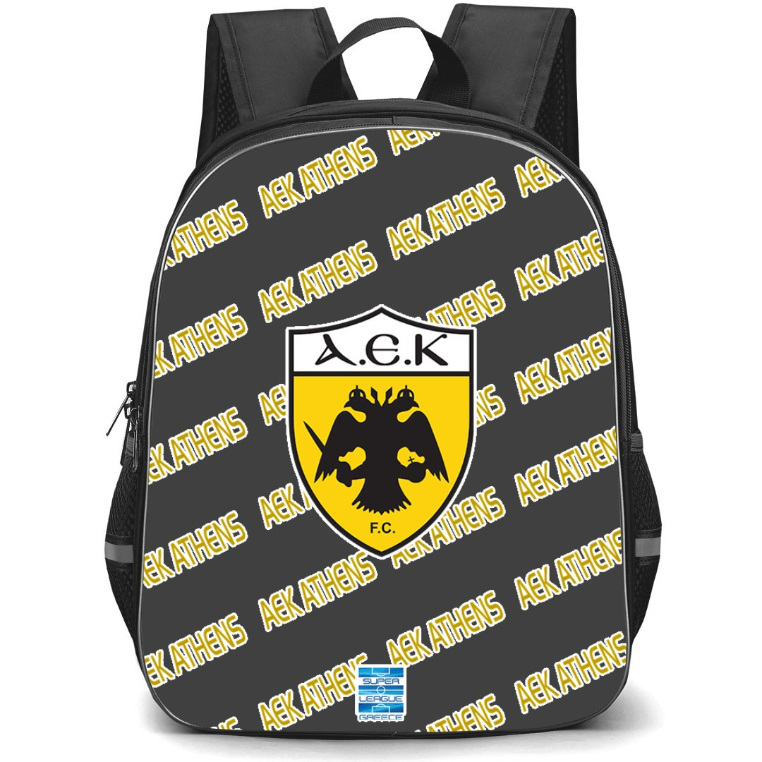 Aek Athens FC Backpack StudentPack - Athens Football Club Medley Monogram Wordmark