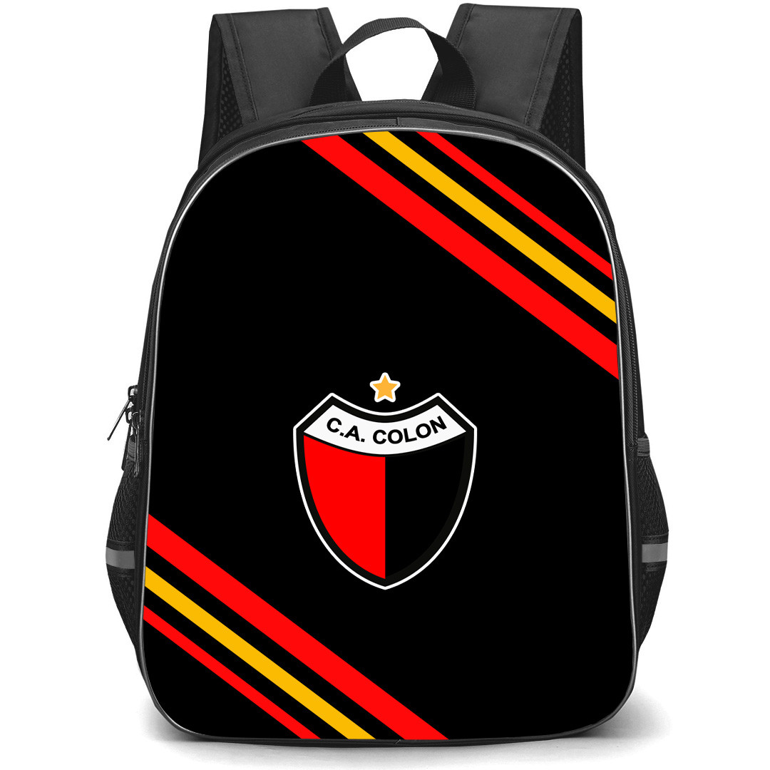 Club Atletico Colon Backpack School Bag StudentPack - Club Atletico Colon Large Logo With Stripe
