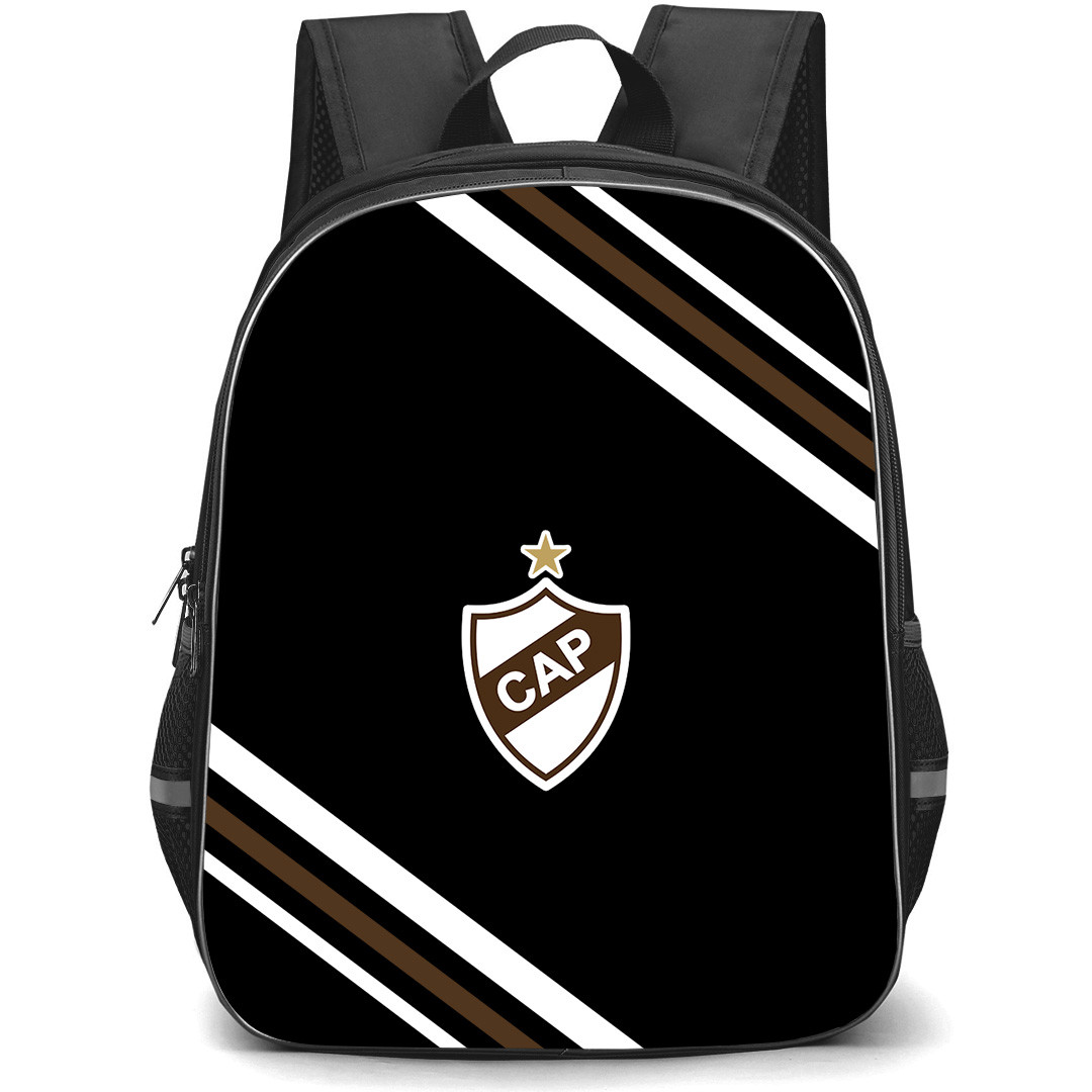 Club Atletico Platense Backpack School Bag StudentPack - Club Atletico Platense Large Logo With Stripe