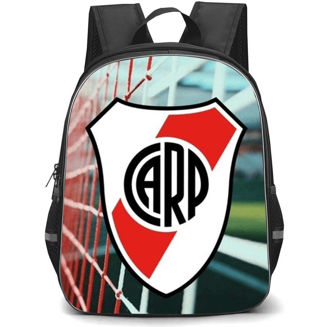 Club Atletico River Plate Backpack School Bag StudentPack - Club Atletico River Plate Football Goal Net with Logo