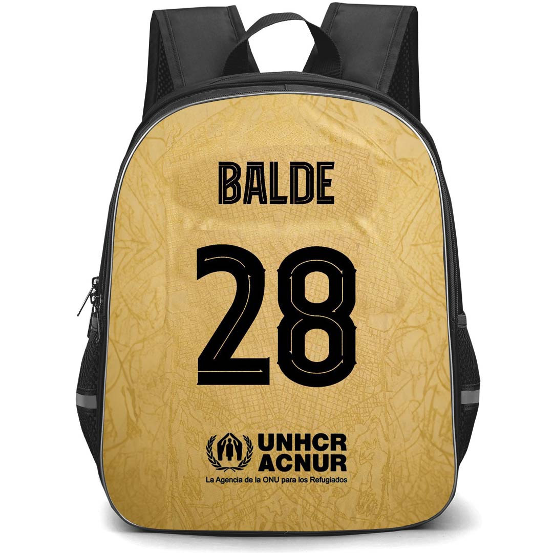 Alejandro Balde Backpack StudentPack - Alejandro Balde FC Barcelona No. 28 Jersey