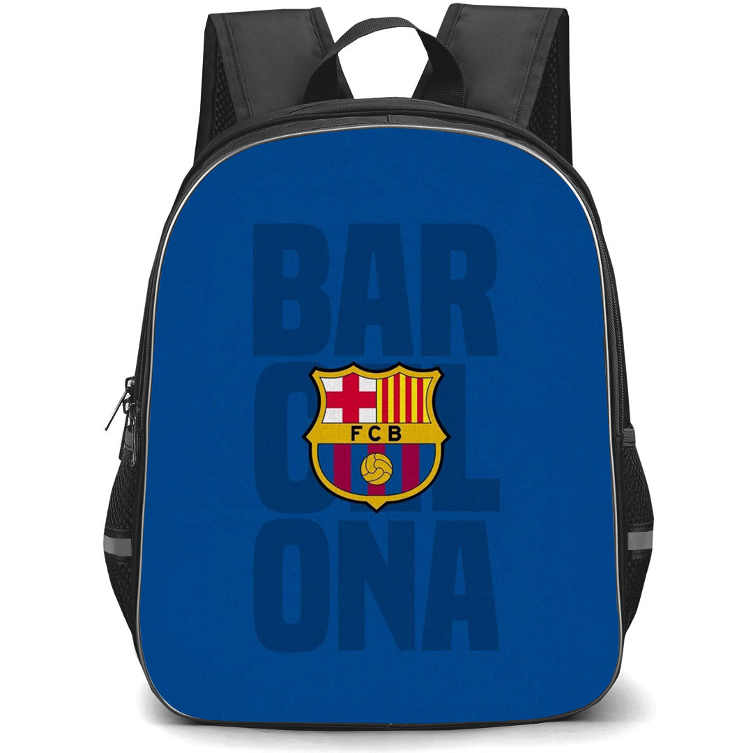 FC Barcelona Backpack StudentPack - FC Barcelona Logo Blue Background