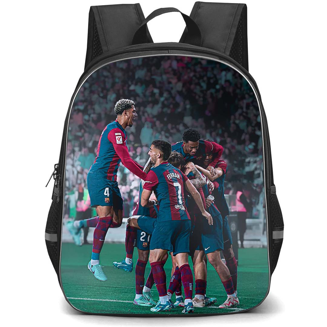 FC Barcelona School Backpack StudentPack - FC Barcelona Winning Celebration Team Picture