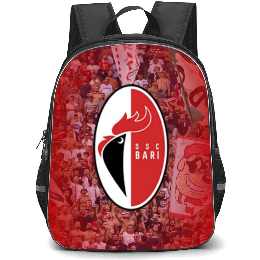 SSC Bari Backpack School Bag StudentPack - Logo Fans Cheering Background