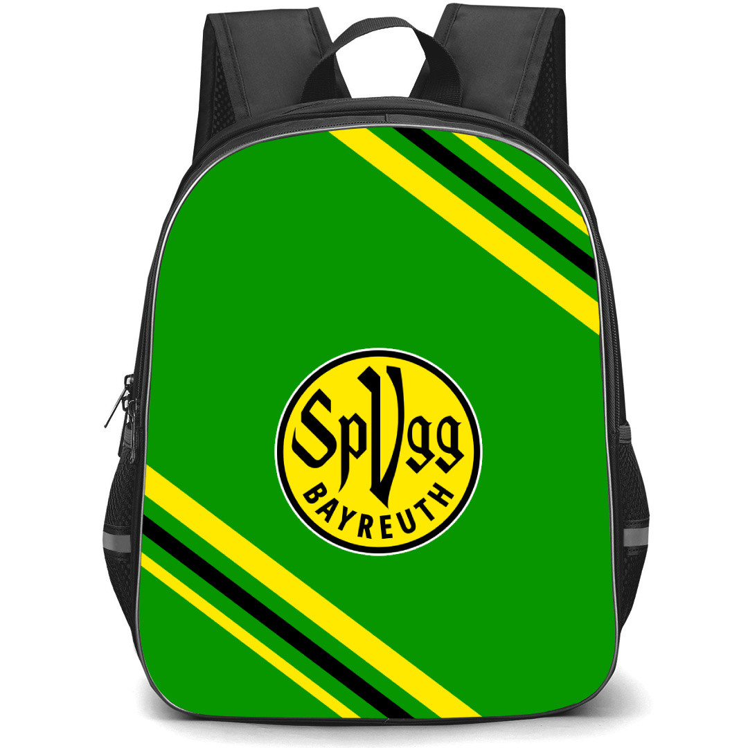 Bayreuth Football Club Backpack School Bag StudentPack - Large Logo With Stripe