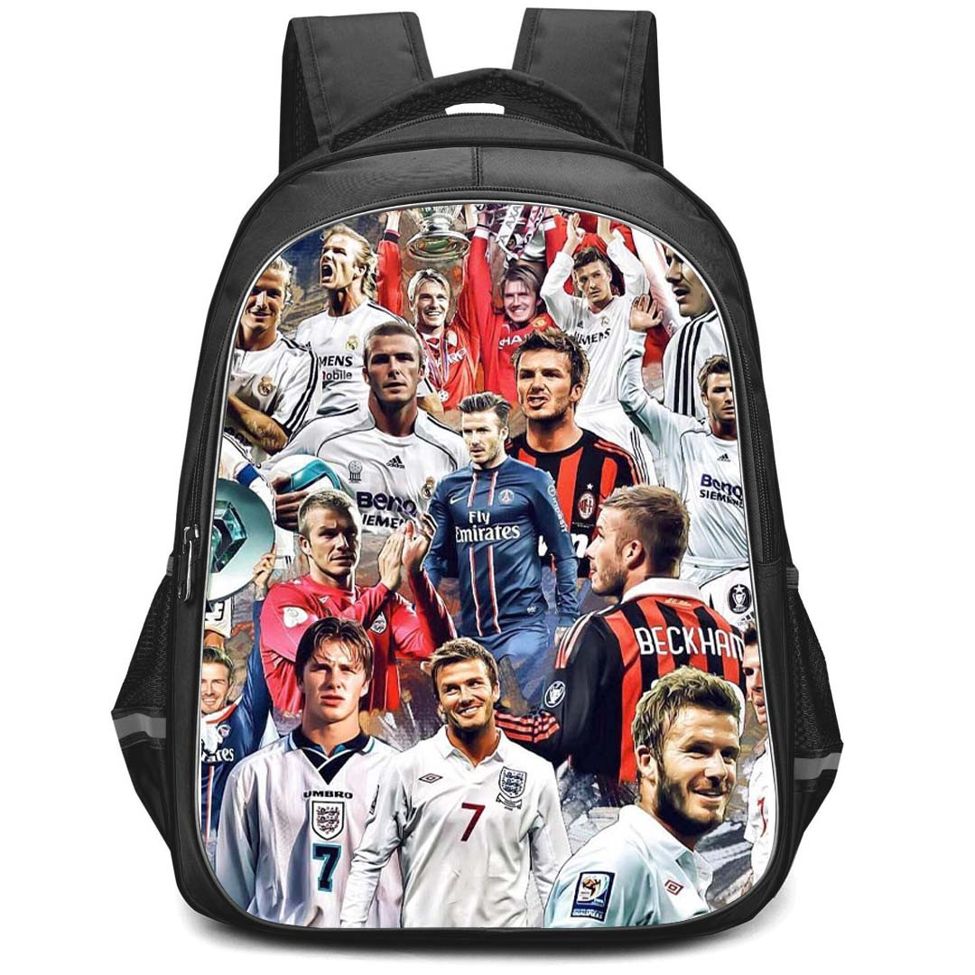David Beckham Backpack StudentPack - David Beckham Collage