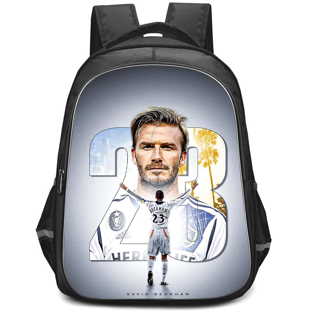 David Beckham Backpack StudentPack - David Beckham LA Galaxy 23 Portrait