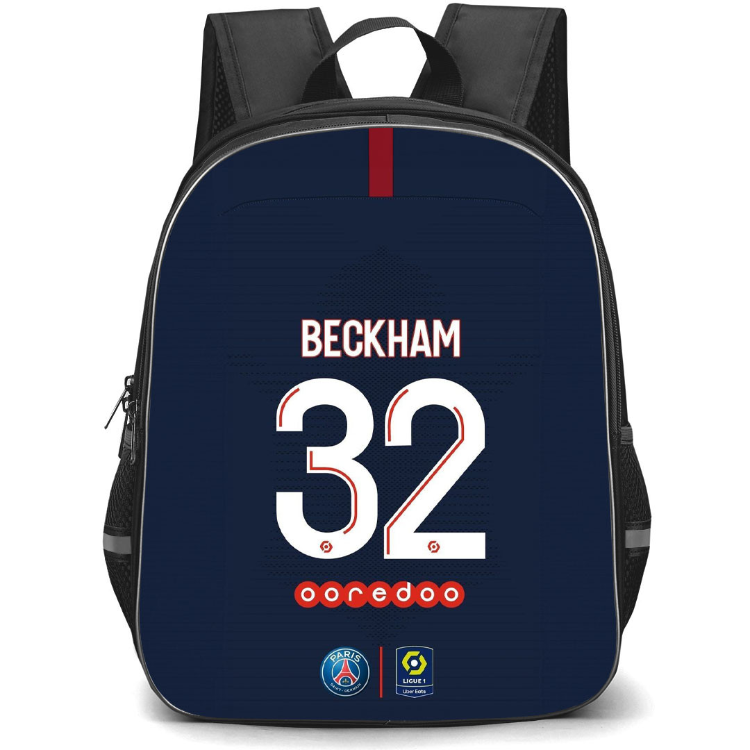 David Beckham Backpack StudentPack - David Beckham Paris Saint-Germain No. 32 Jersey