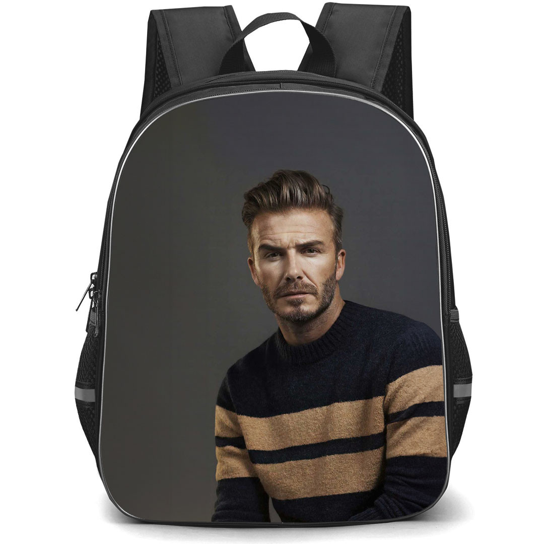 David Beckham Backpack StudentPack - David Beckham Portrait On Dark Gray