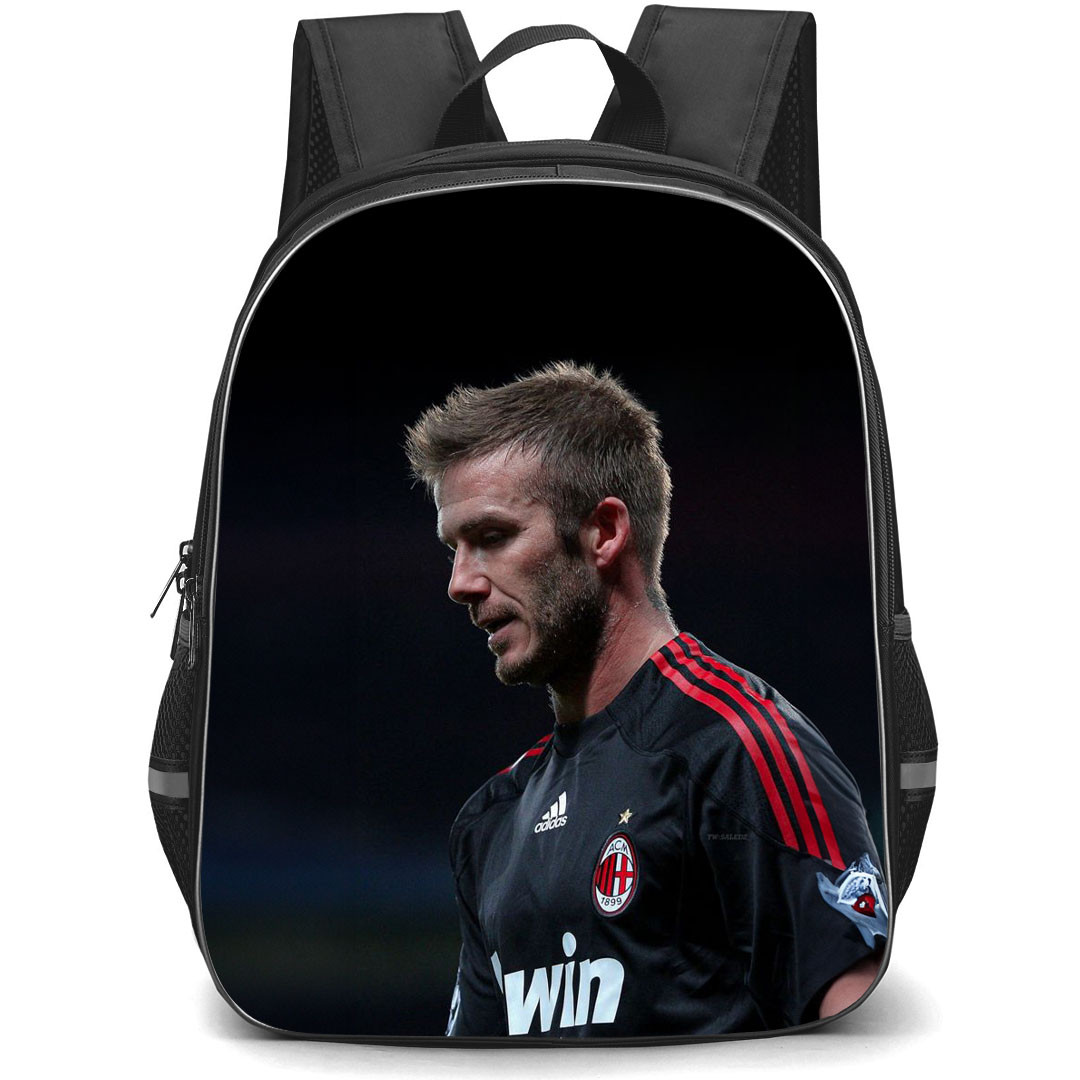 David Beckham Backpack StudentPack - David Beckham AC Milan Side Candid