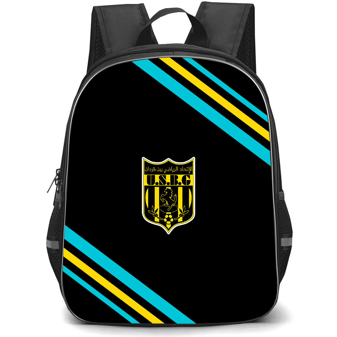 Union Sportive de Ben Guerdane Backpack School Bag StudentPack - Union Sportive de Ben Guerdane Large Logo With Stripe