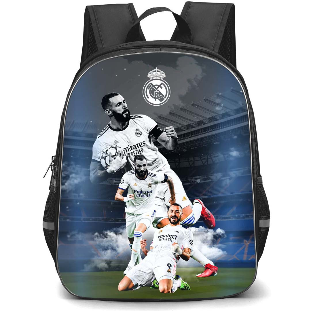 Karim Benzema Backpack StudentPack - Karim Benzema Real Madrid CF Celebration Poster