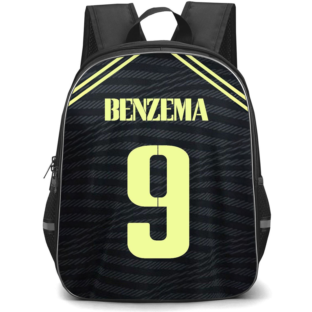 Karim Benzema Backpack StudentPack - Karim Benzema Real Madrid CF No. 9 Jersey