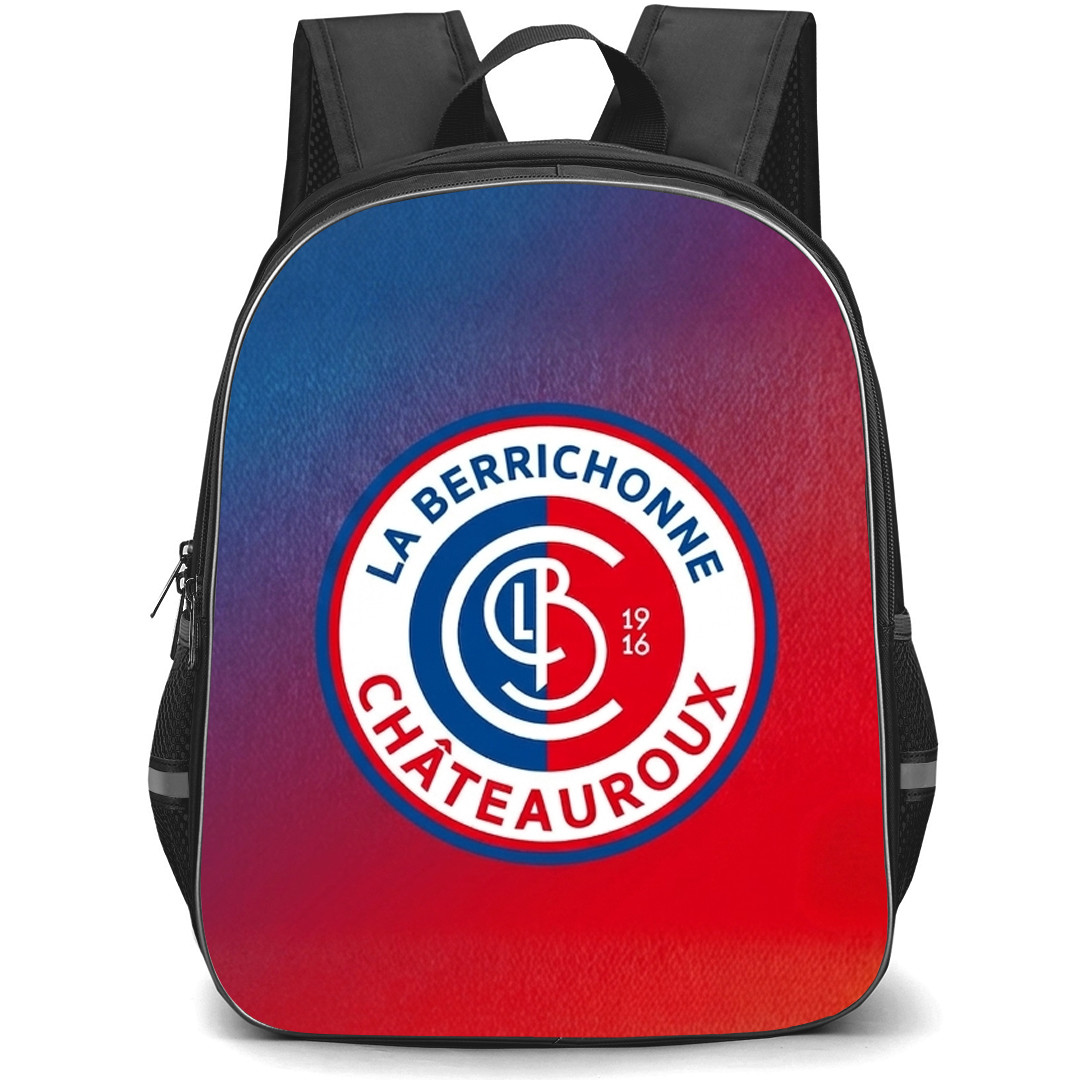 La Berrichonne de Chateauroux Backpack School Bag StudentPack - Large Logo Gradient Background Football Club