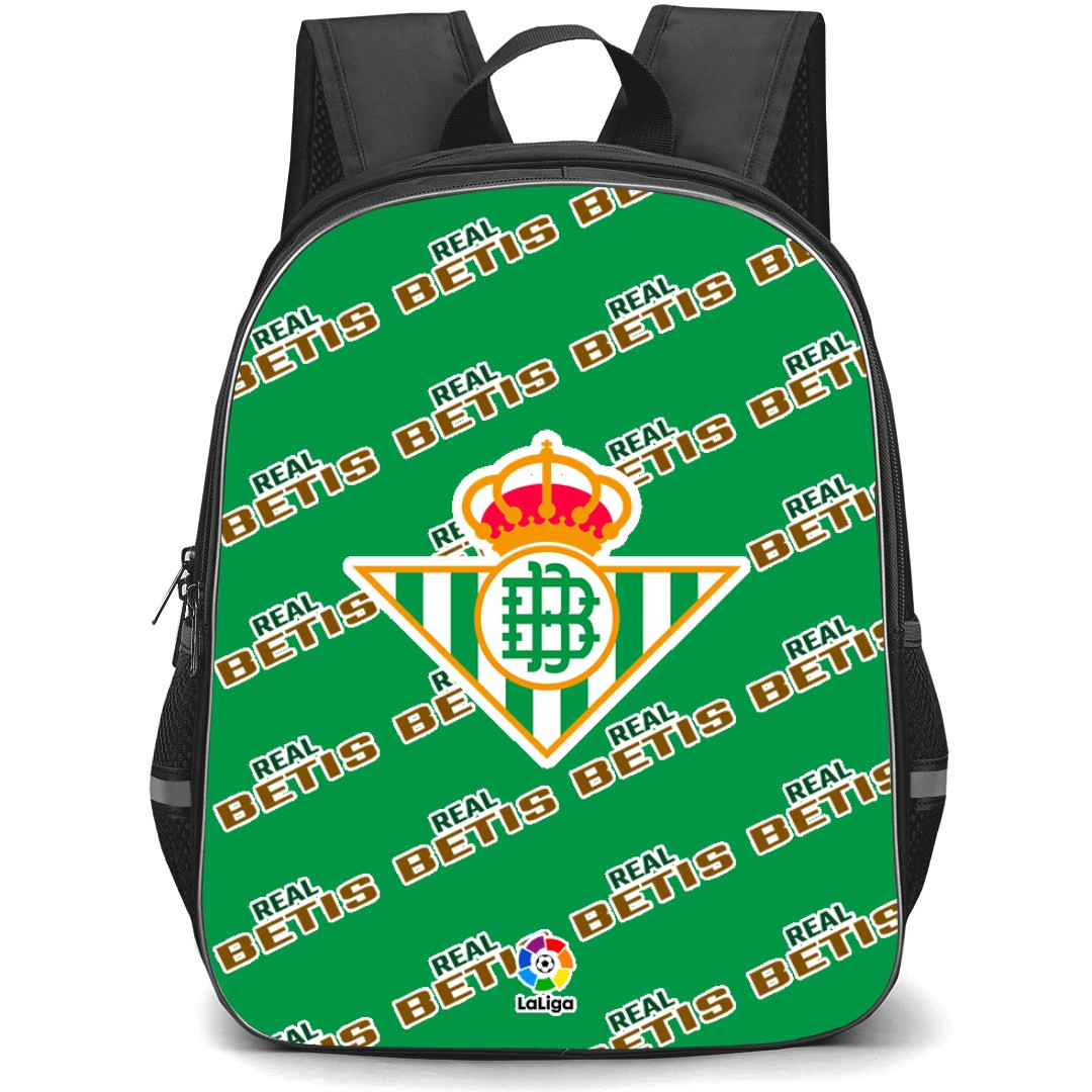 Real Betis Backpack StudentPack - Betis Football Club Medley Monogram Wordmark