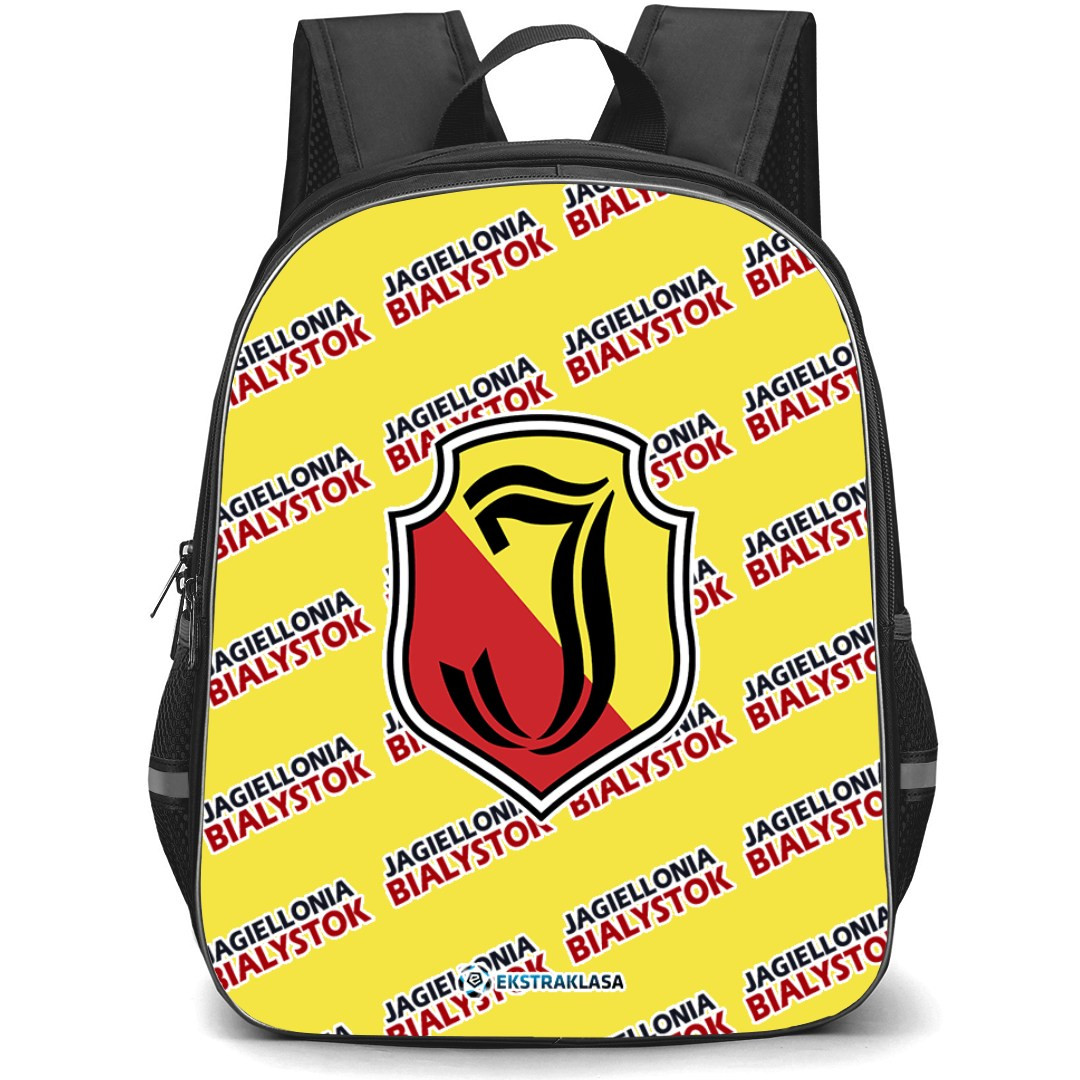 Jagiellonia Bialystok Backpack StudentPack - Bialystok Football Club Medley Monogram Wordmark