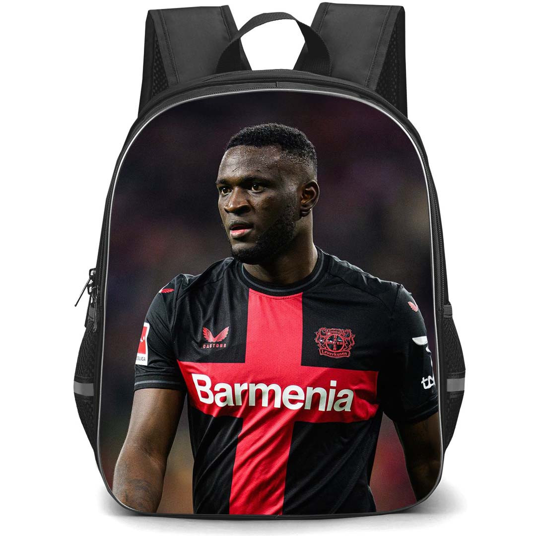 Victor Boniface School Backpack StudentPack - Bayer 04 Leverkusen Victor Boniface Candid Picture