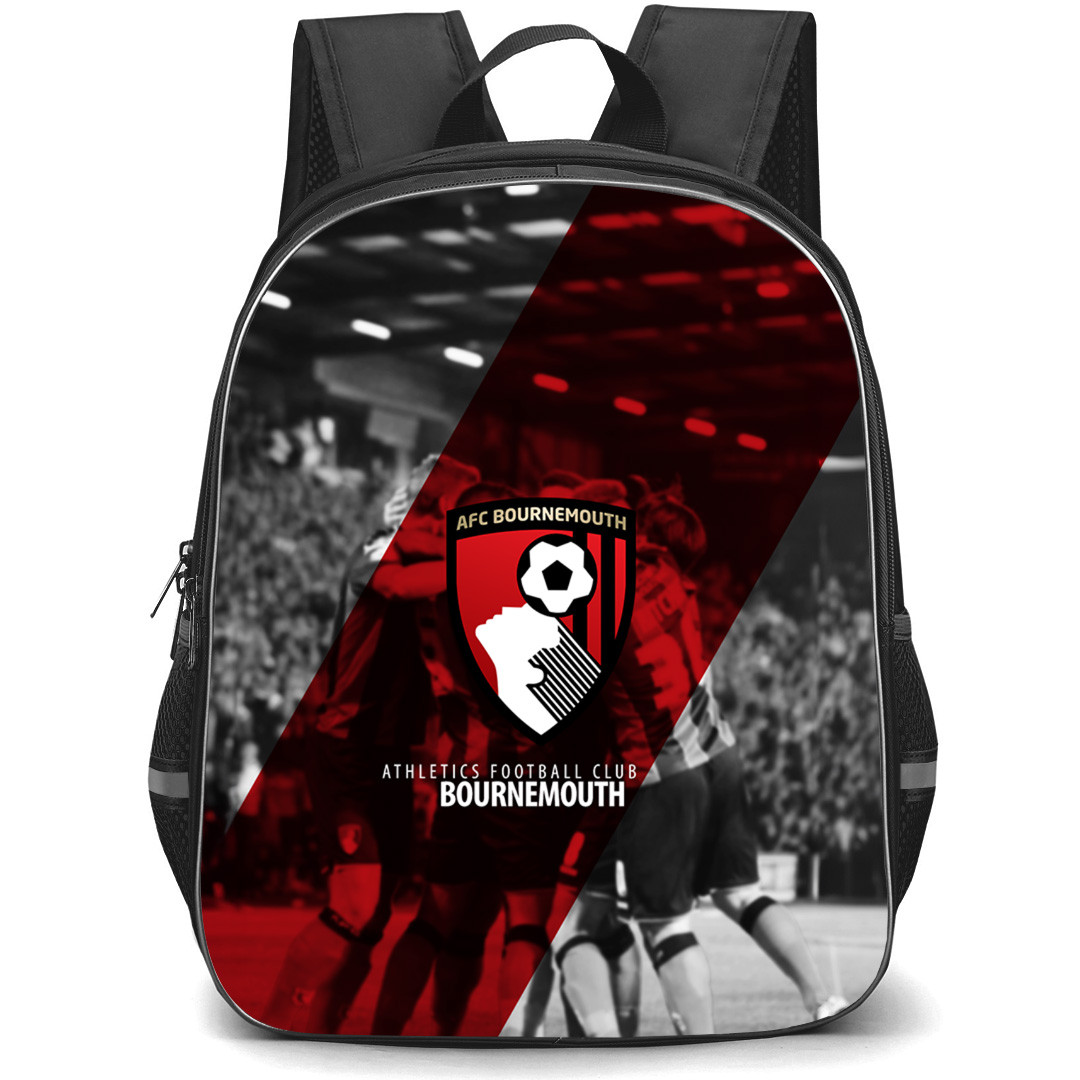 A.F.C. Bournemouth Backpack StudentPack - A.F.C. Bournemouth Logo Stripe Background
