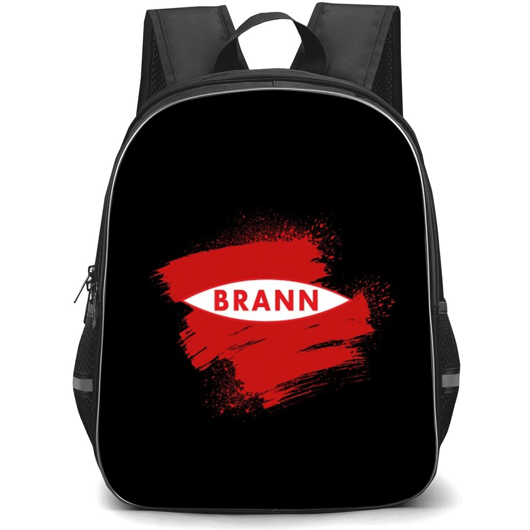 SK Brann Backpack School Bag StudentPack - Logo In Red Paint Black Background