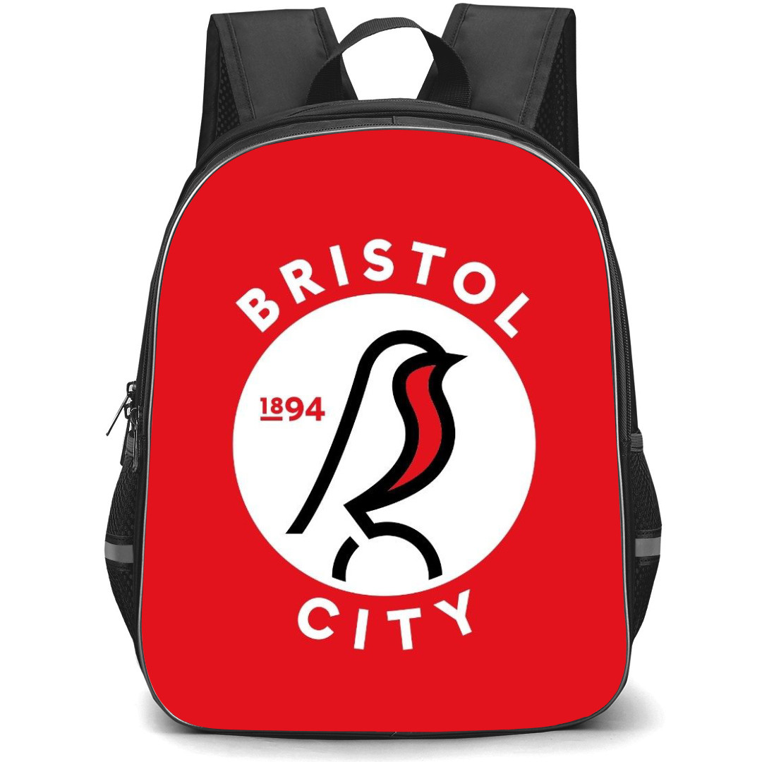 Bristol City F.C. Backpack StudentPack - Bristol City F.C. Logo On Red Background