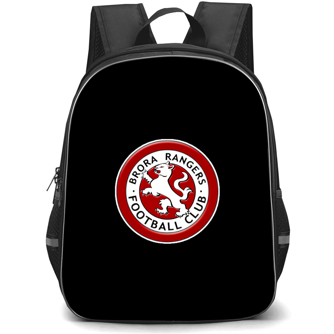 Brora Rangers Backpack School Bag StudentPack - Large Logo Football Club