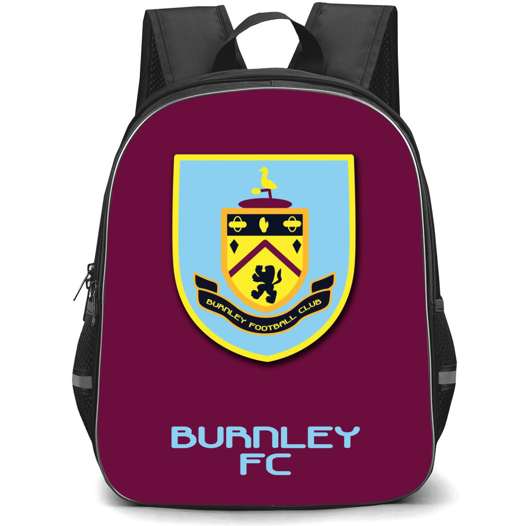 Burnley F.C. Backpack StudentPack - Burnley F.C. Logo On Red Background