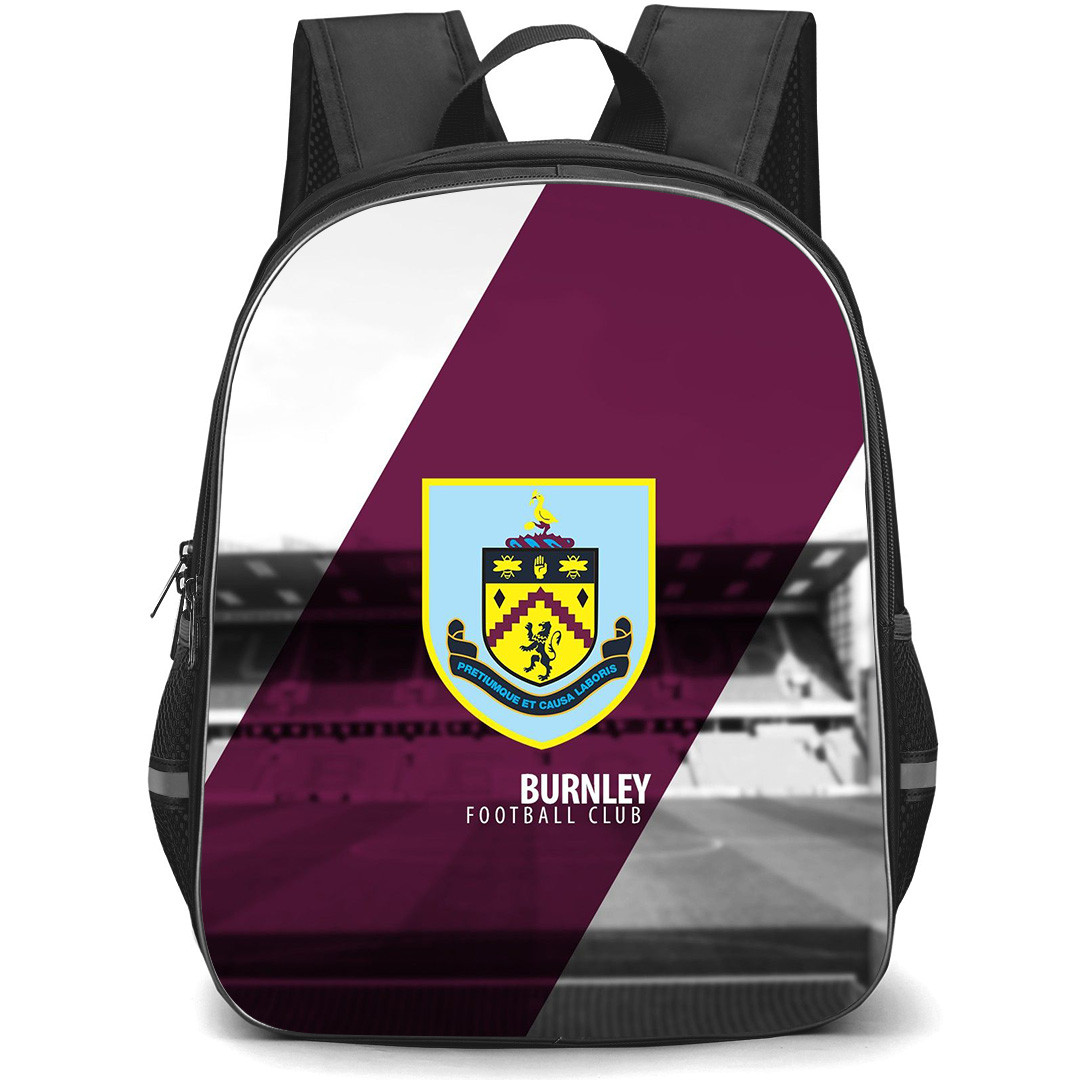 Burnley F.C. Backpack StudentPack - Burnley F.C. Logo Stripe Background