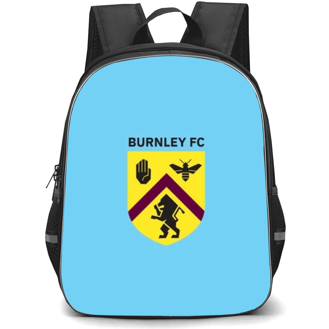 Burnley F.C. Backpack StudentPack - Burnley F.C. Yellow Logo On Skyblue Background