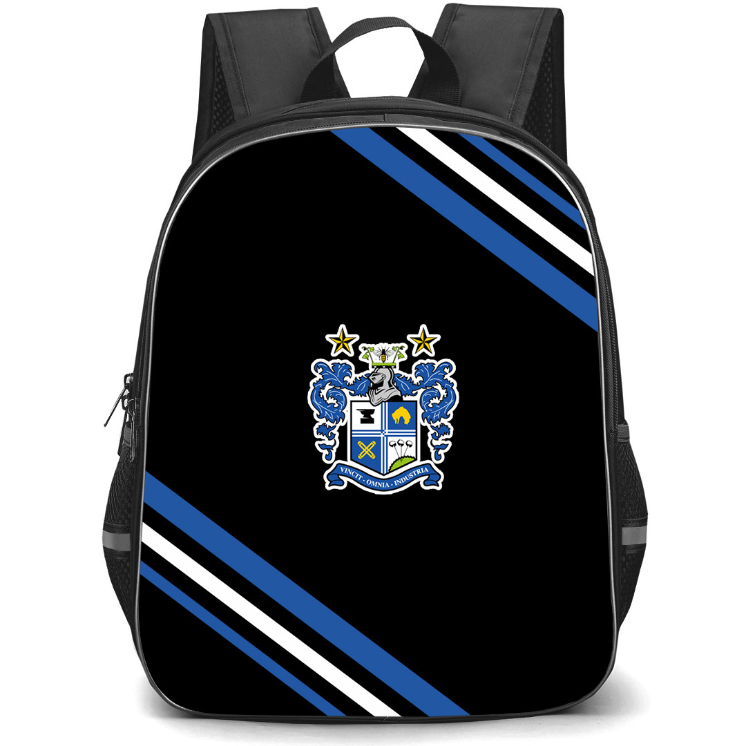 Bury Football Club Backpack School Bag StudentPack - Bury Football Club Large Logo With Stripe