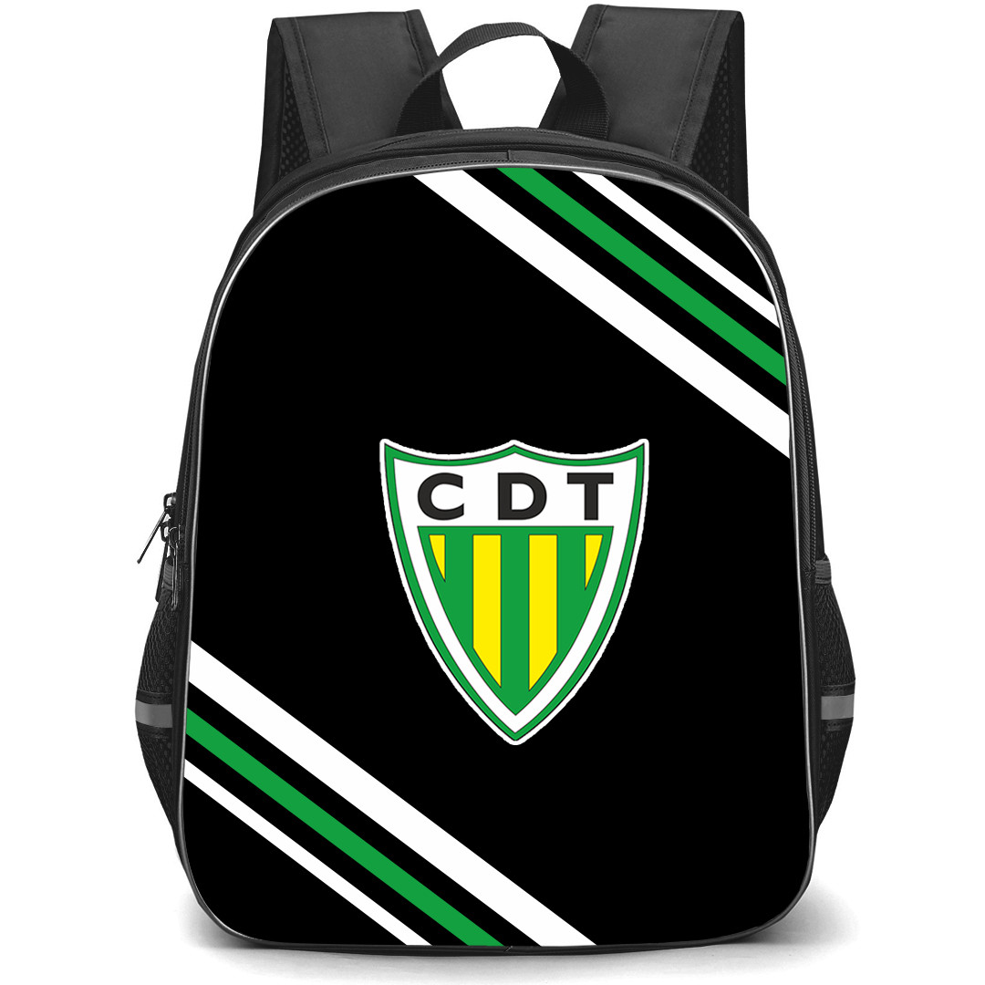 CD Tondela Backpack School Bag StudentPack - Large Logo With Stripe