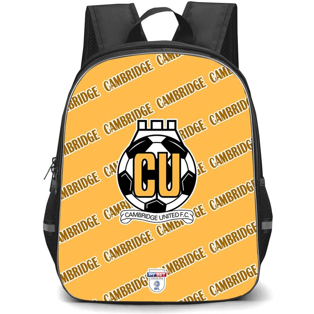 Cambridge United FC Backpack StudentPack - Cambridge Football Club Medley Monogram Wordmark