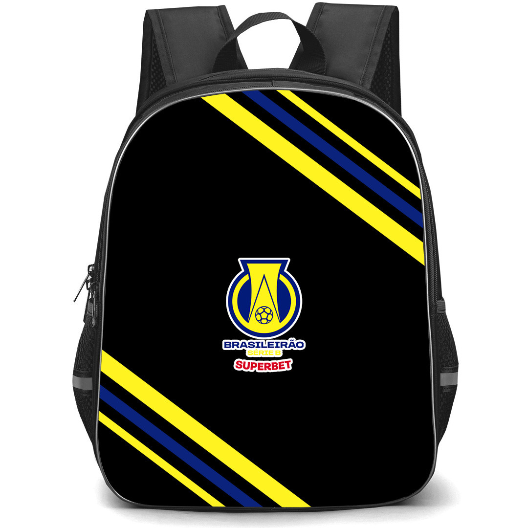 Campeonato Brasileiro Serie Backpack School Bag StudentPack - Campeonato Brasileiro Serie B Large Logo With Stripe