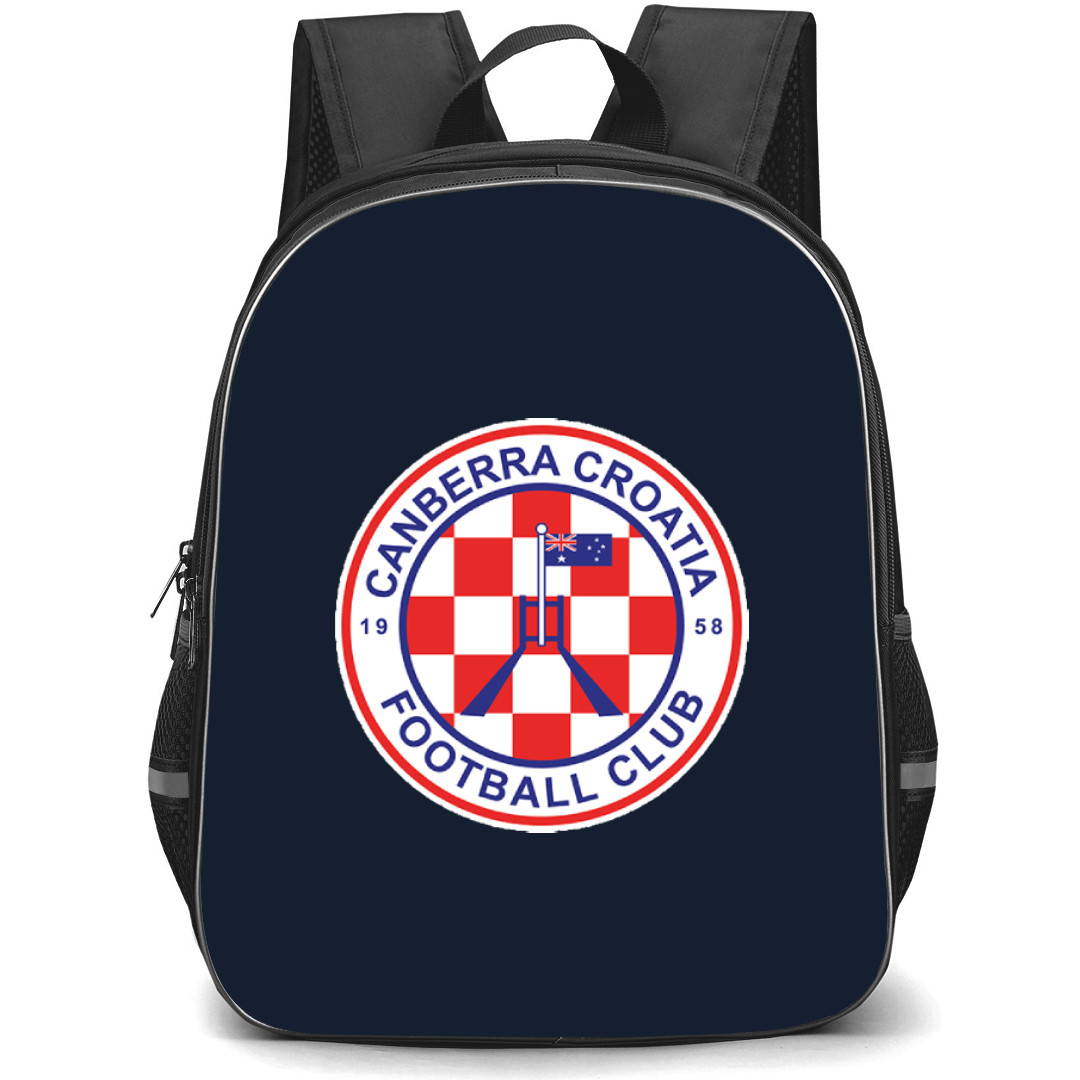 Canberra Croatia Football Club Backpack School Bag StudentPack - Large Logo