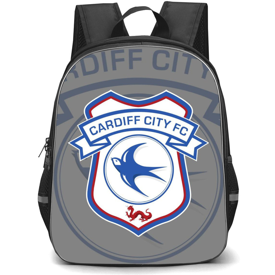 Cardiff City F.C. Backpack StudentPack - Cardiff City F.C. Logo On Blur Logo Background