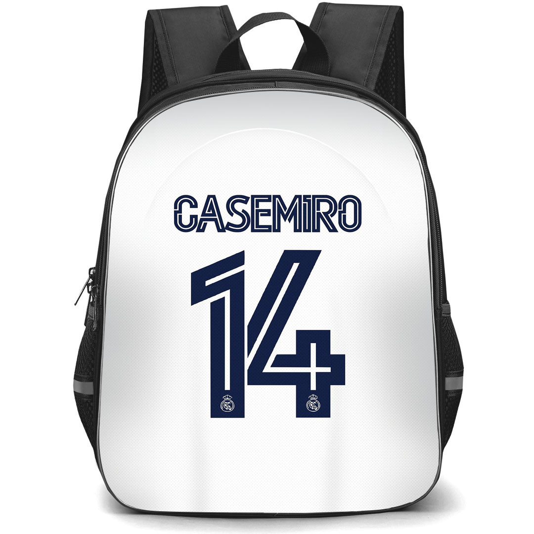 Casemiro Backpack StudentPack - Casemiro Real Madrid CF No. 14 Jersey